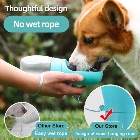 300/500Ml Portable Pet Water Bottle, Outdoor Travel Drinking Cup Dispenser for Puppies Small Large Dogs Cats Labrador