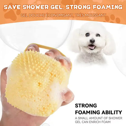 New Bath Massage Brush Bathroom Multifunctional Puppy Big Dog Cat Soft Safety Silicone Pet Accessories for Dogs Cats Tools