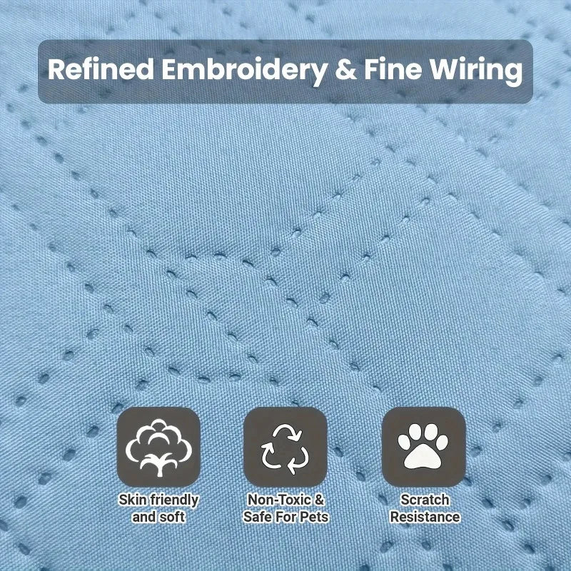 1PCS New Upgraded Ice Cooling Experience Summer Pet Cooling Mat Washable and Breathable Pet Cooling Pad All Season for Dogs Pet