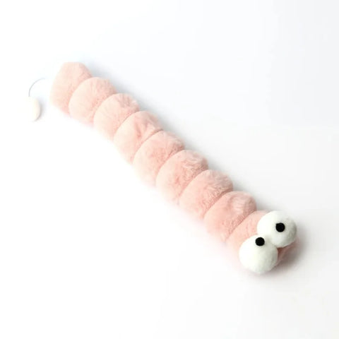 Plush Cat Chew Toy Cushion Caterpillar Catnip Pillow Teaser Toys for Cats Soft Interactive Cat Toy Supplies