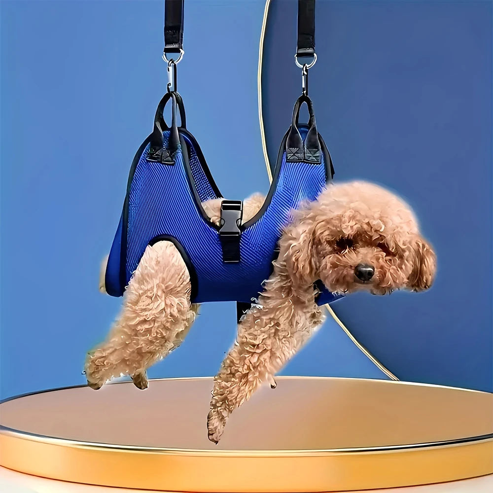 Pet Grooming Hammock Cat Dog Nail Clipper Fixer Teddy Hook Type Feeding Anti-Scratch Artifact Restraint Bag Pet Accessories