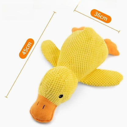 Piece Plush Calming Duck Dog Toy, with Quacking Sound, Emotional Support Soft Chew Toy, Great for for Small Large Dog
