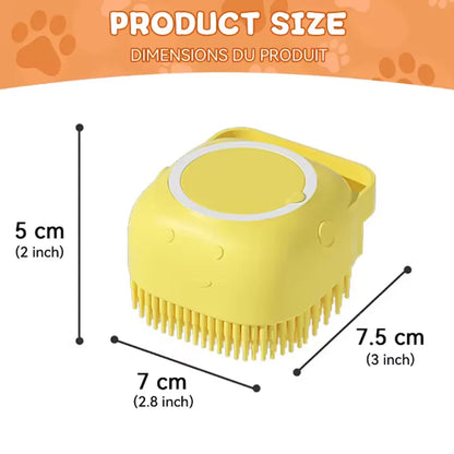 New Bath Massage Brush Bathroom Multifunctional Puppy Big Dog Cat Soft Safety Silicone Pet Accessories for Dogs Cats Tools