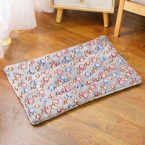 1Pcthickened Comfortable Warm Small Cat Sleeping Cushion Skin-Friendly Cute Winter Medium Dog Sofa Mat for Puppy Bed Accessories