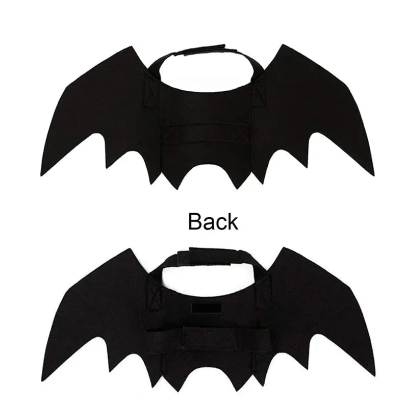 Halloween Bat Costume for Dogs Pet Wings Cat Dress up Accessory Puppy Party Outfit Pet Supplies